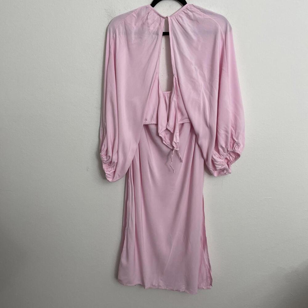 JEN'S PIRATE BOOTY Dress Rio Sonora Baby Pink cut outs size L NWT $231msrp - Picture 9 of 10